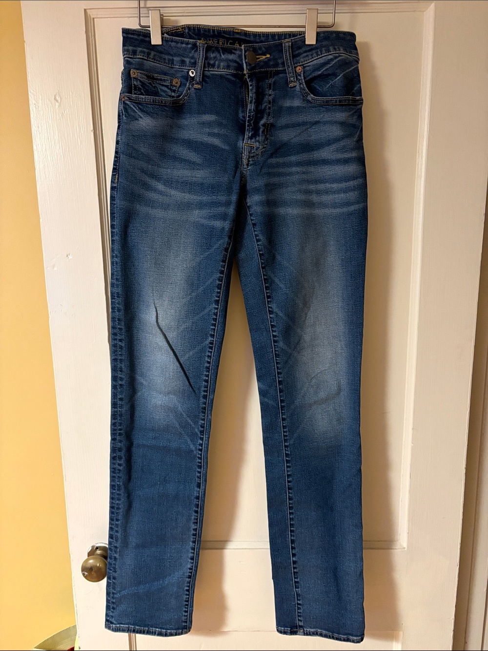 American Eagle Men’s Blue Slim Fit Jeans - stretchy